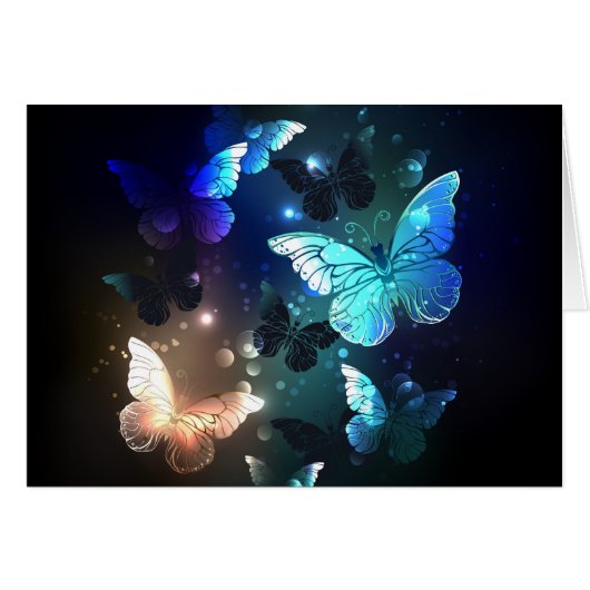 Fluttering Night Butterfly (Front Horizontal)