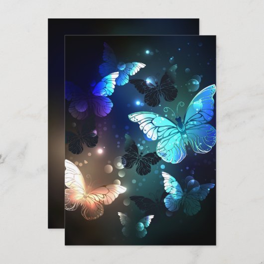 Fluttering Night Butterfly (Front/Back)