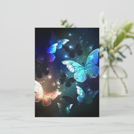 Fluttering Night Butterfly (Standing Front)