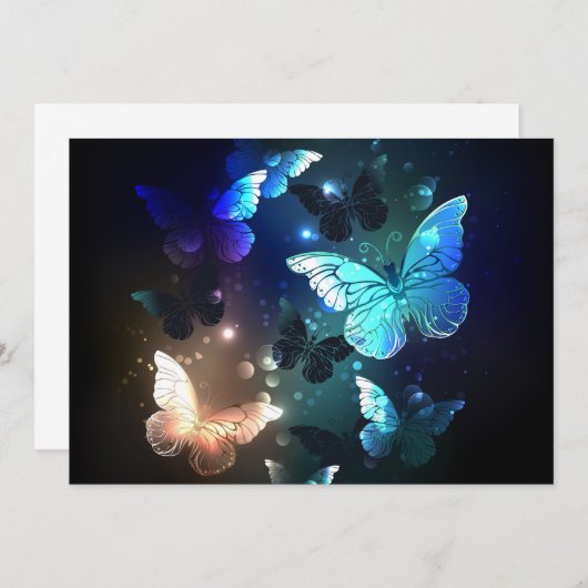 Fluttering Night Butterfly (Front/Back)