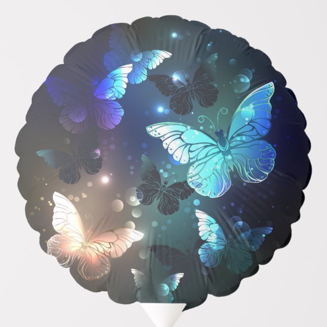 Fluttering Night Butterfly Balloon (Front)