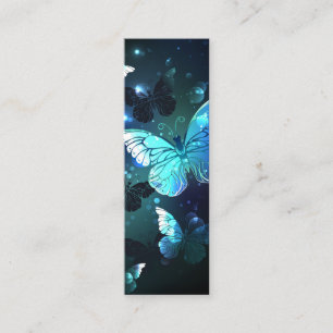 Fluttering Night Butterfly Calling Card