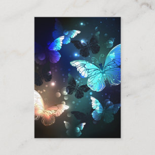 Fluttering Night Butterfly Calling Card