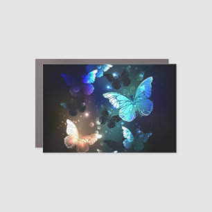 Fluttering Night Butterfly Car Magnet