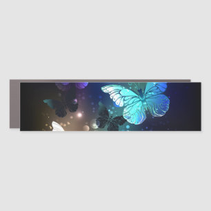 Fluttering Night Butterfly Car Magnet