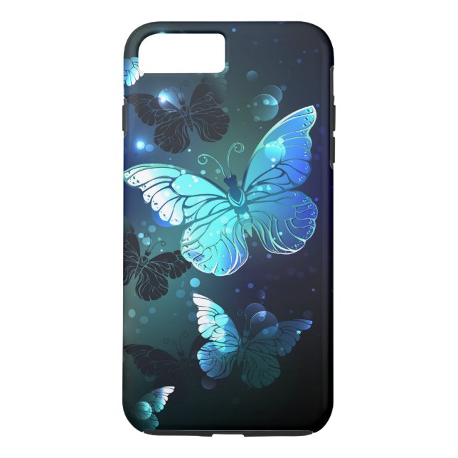 Fluttering Night Butterfly Case-Mate iPhone Case (Back)
