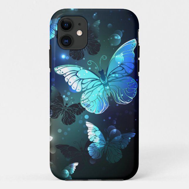 Fluttering Night Butterfly Case-Mate iPhone Case (Back)