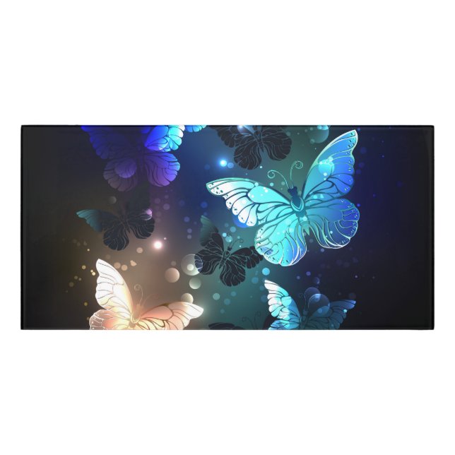 Fluttering Night Butterfly Door Sign (Classic Front)