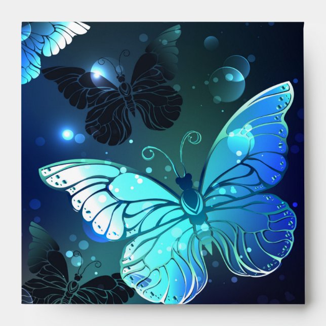 Fluttering Night Butterfly Envelope (Front)