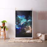 Fluttering Night Butterfly Fabric