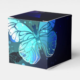 Fluttering Night Butterfly Favor Boxes
