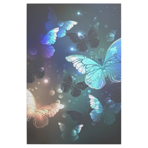 Fluttering Night Butterfly Gallery Wrap