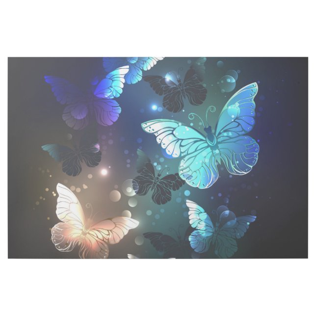 Fluttering Night Butterfly Gallery Wrap (Front)