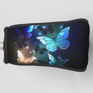 Fluttering Night Butterfly Golf Head Cover
