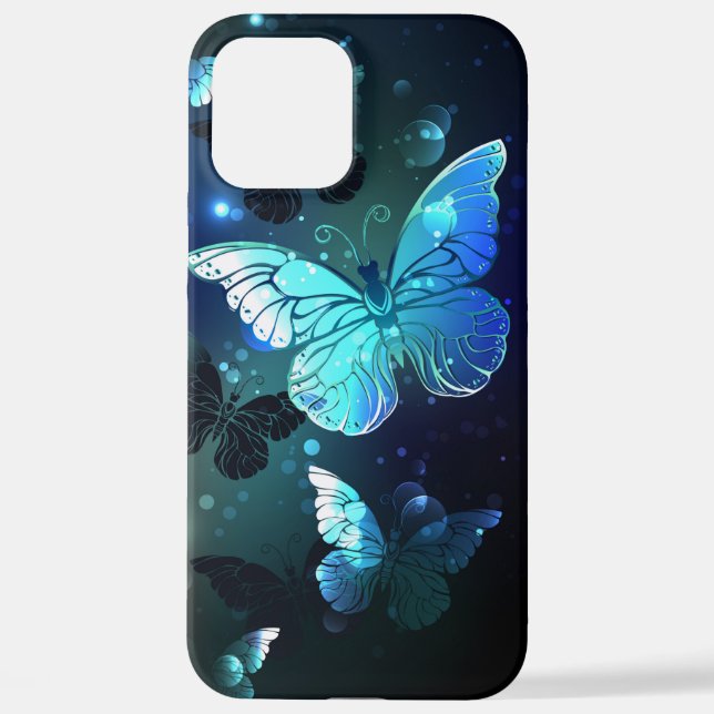 Fluttering Night Butterfly iPhone Case (Back)