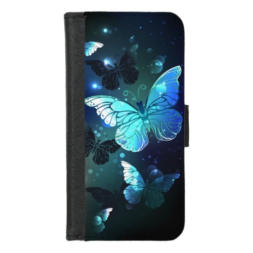 Fluttering Night Butterfly iPhone 87 Wallet Case