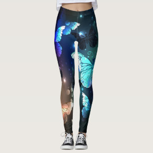  Bulopur Colorful Butterfly Women's Yoga Pants