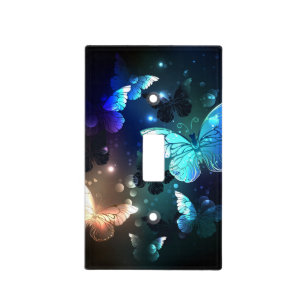 Fluttering Night Butterfly Light Switch Cover