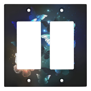 Fluttering Night Butterfly Light Switch Cover