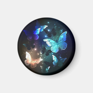 Fluttering Night Butterfly Magnet