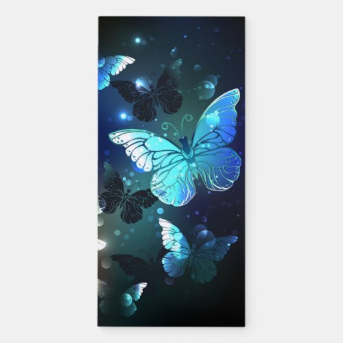 Fluttering Night Butterfly Magnetic Notepad