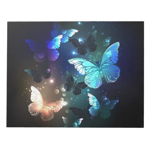 Fluttering Night Butterfly Notepad