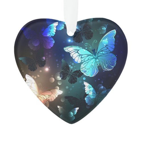 Fluttering Night Butterfly Ornament