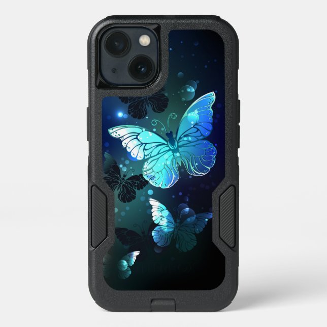Fluttering Night Butterfly Otterbox iPhone Case (Back)