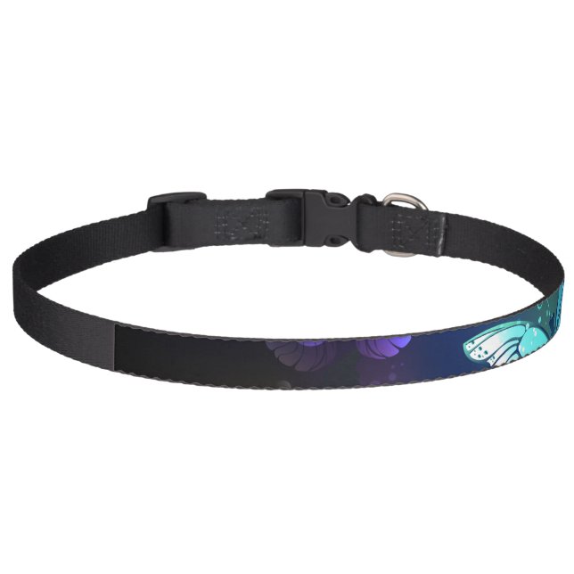Fluttering Night Butterfly Pet Collar (Front)