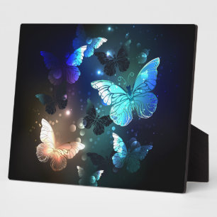 Fluttering Night Butterfly Plaque