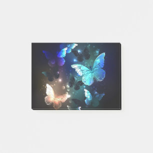 Fluttering Night Butterfly Post-it Notes