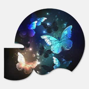 Fluttering Night Butterfly Sign