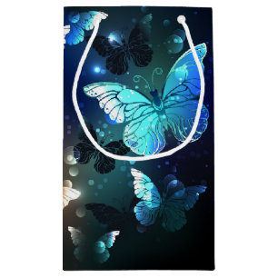 Fluttering Night Butterfly Small Gift Bag