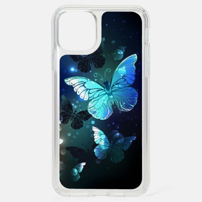 Fluttering Night Butterfly Speck iPhone 11 Pro Max Case (Front)