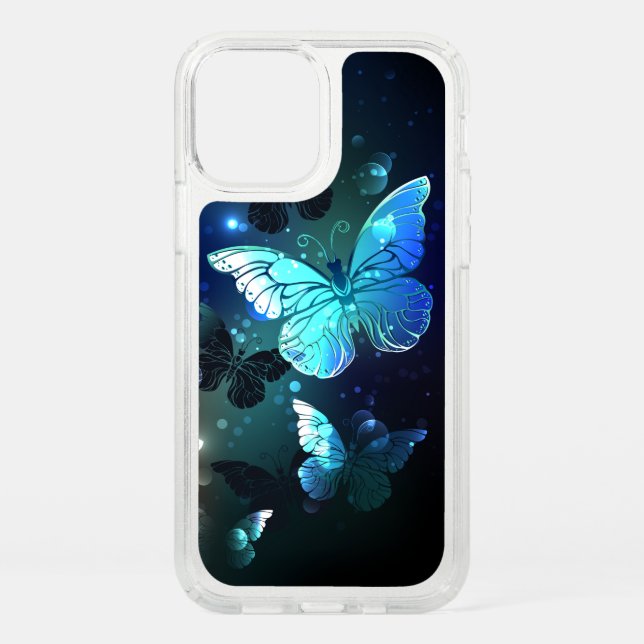 Fluttering Night Butterfly Speck iPhone 12 Pro Case (Front)