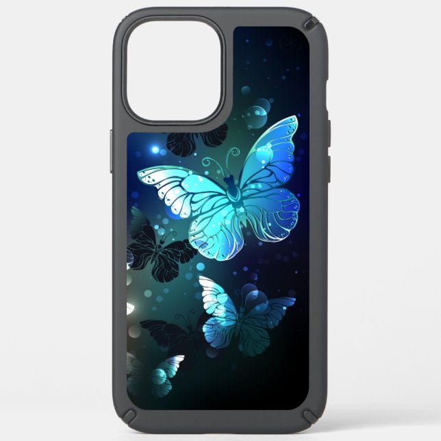 Fluttering Night Butterfly Speck iPhone 12 Pro Max Case (Front)