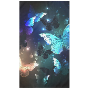 Fluttering Night Butterfly Tablecloth