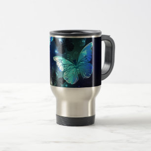 Fluttering Night Butterfly Travel Mug