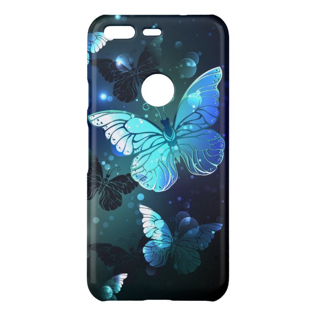 Fluttering Night Butterfly Uncommon Google Pixel Case (Back)