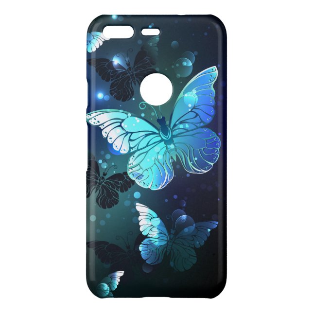 Fluttering Night Butterfly Uncommon Google Pixel Case (Back)