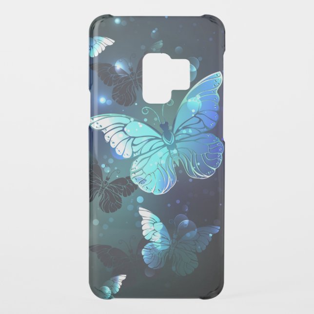 Fluttering Night Butterfly Uncommon Samsung Galaxy Case (Back)
