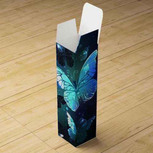 Fluttering Night Butterfly Wine Box