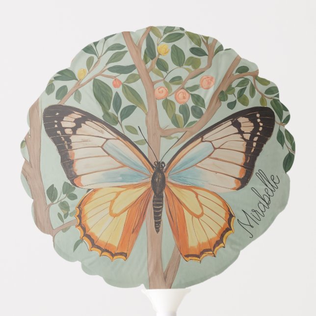 Fluttering Resilience Personalized  Balloon (Front)