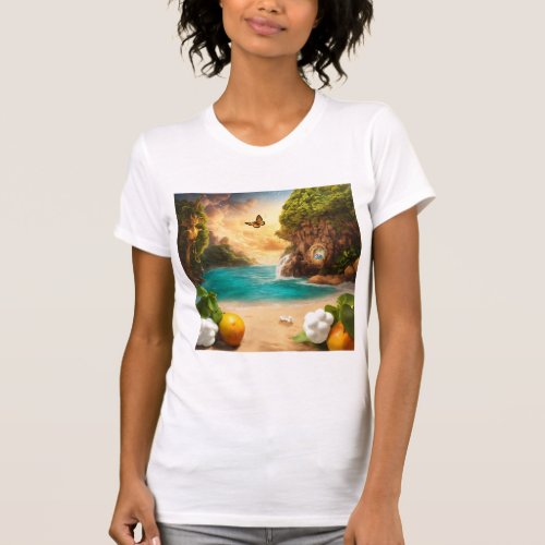Fluttering Whimsy Nature_Inspired T_Shirt Designs