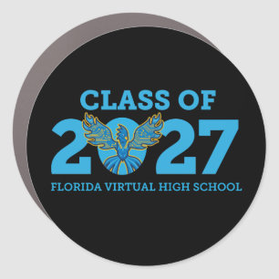 FLVS Class of 2027 Car Magnet (black)