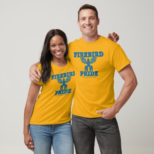 FLVS Full Time High School Firebird Pride Gold T_Shirt