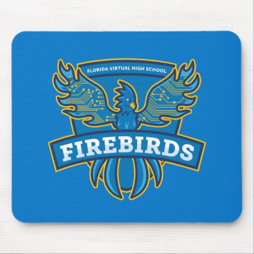 FLVS Full Time High School Mouse Pad Blue