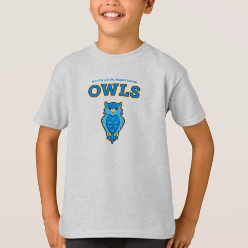 FLVS Full Time Middle School Mascot Ash T_Shirt