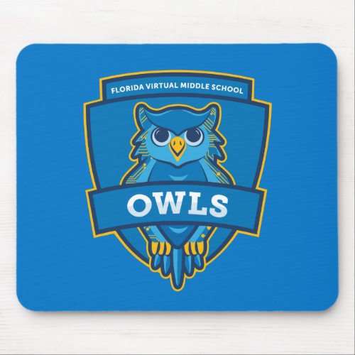 FLVS Full Time Middle School Mouse Pad Blue