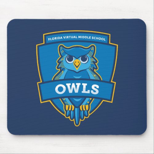 FLVS Full Time Middle School Mouse Pad Navy